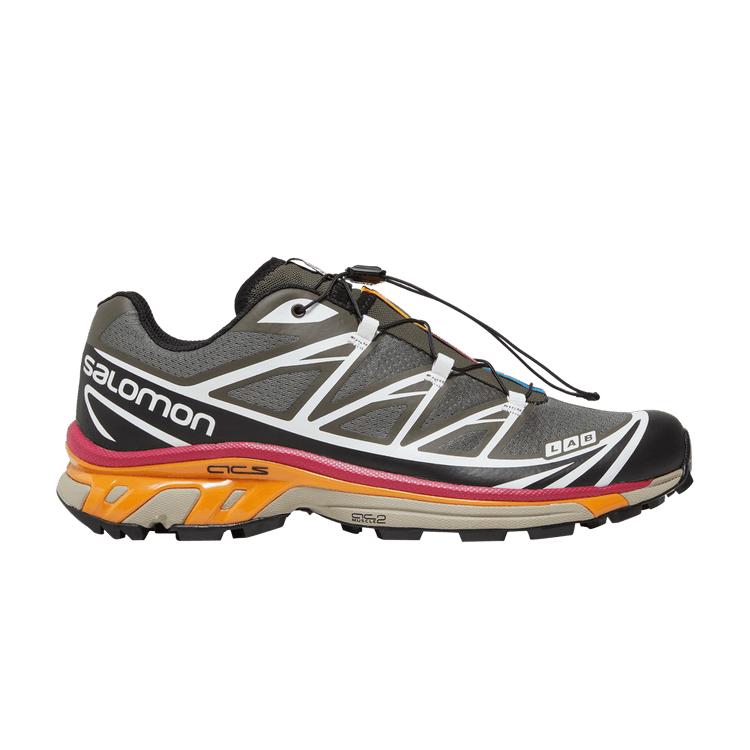Salomon XT-6 Recut Beluga Russet Orange Men Sneakers Green Black L47305600 46