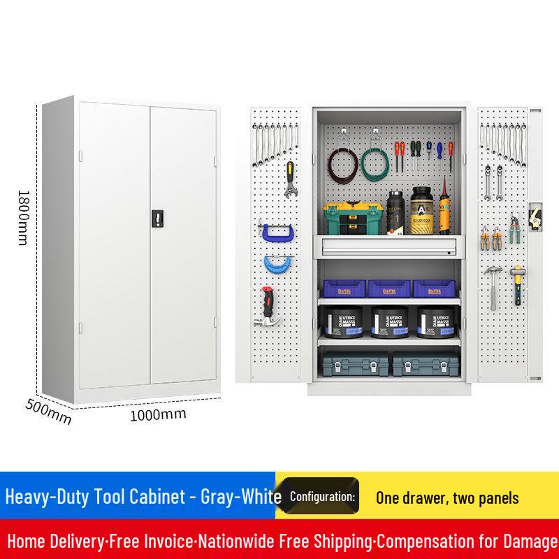 Heavy Duty Tool Cabinet with Thickened Drawers for Workshop and Auto Repair Storage.