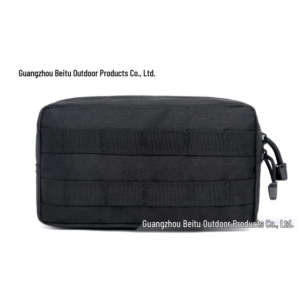 Multifunctional Tactical MOLLE Outdoor Storage Handbag with Zippered Pouch