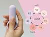 Iroha SVR Very Peri Rechargeable Vibrator for Strong Purple Couples, Vibration,