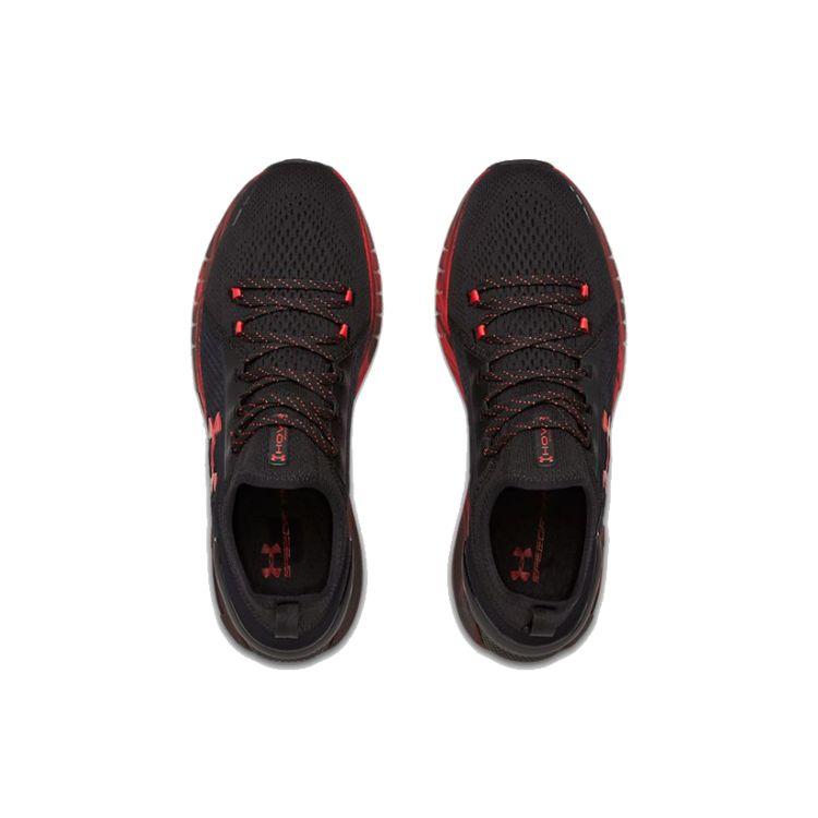 Under Armour HOVR Phantom SE Comfortable Shock Absorption Durable Low Top Casual Running Shoes Men Sneaker Black Red 3022679-002
