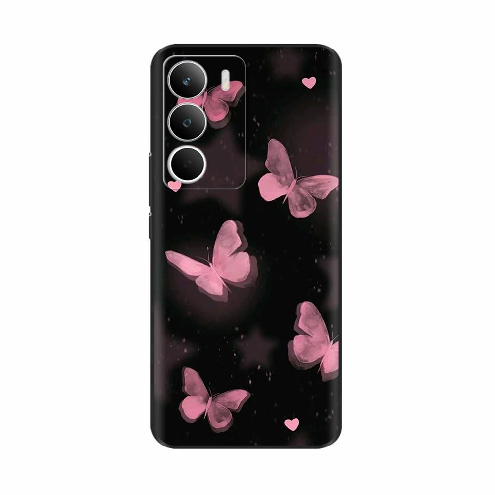 For Realme C71 Case RMX5303 Soft Silicone Cute Cartoon Butterfly Back Cover Fundas for RealmeC71 C 71 Protective Housing Coque