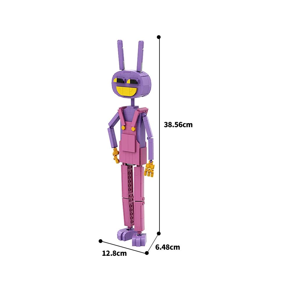 Elegant Box Hot The Amazing Digital Circus Pomni Jax Joker Rabbit Building Block Set DIY Model Toys Kids Birthday 2024 Gift