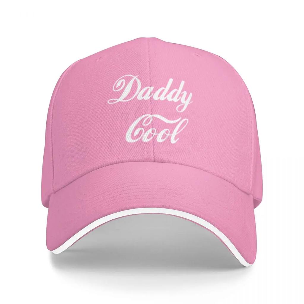 Daddy Cool Happy Fathers Day Baseball Cap Sports Cap Snap Back Hat Womens Golf Clothing Unisexs