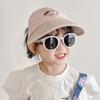 Children's Sun Hat Spring and Autumn Thin Style Can Be Tied with High Ponytail Girls' Baby Summer Empty Top Baseball Cap Girl's Sun Hat