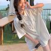 Korean Style Casual Short-Sleeve Shirt and Shorts Two-Piece Set - Slimming Summer Petite Fit