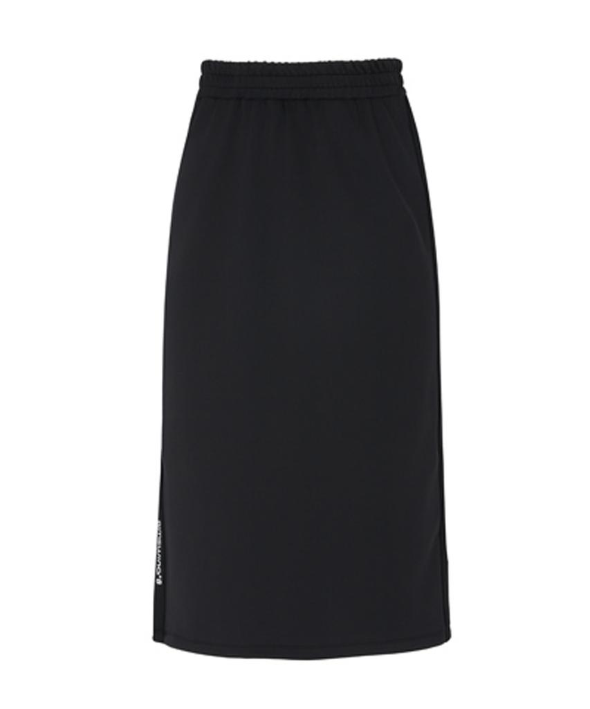 AIMSWING+8 Side Slit Skirt_Black