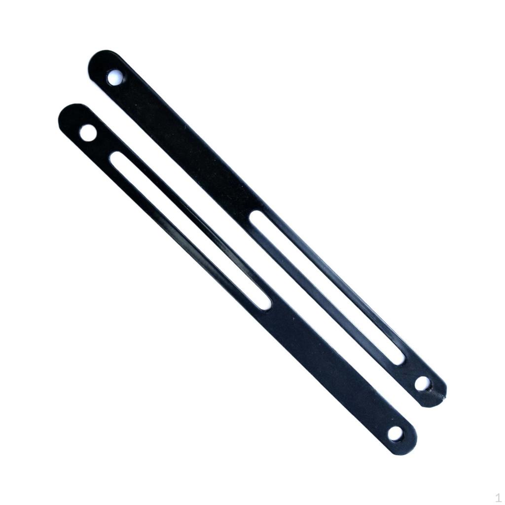 2 Flache Fahrradträger, Verbinder, Gepäckträger-Stützstange, Hintere Halterung,