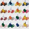 Handcrafted Leather Elephant Keychain: Cute Gift Bag Charm & Pendant