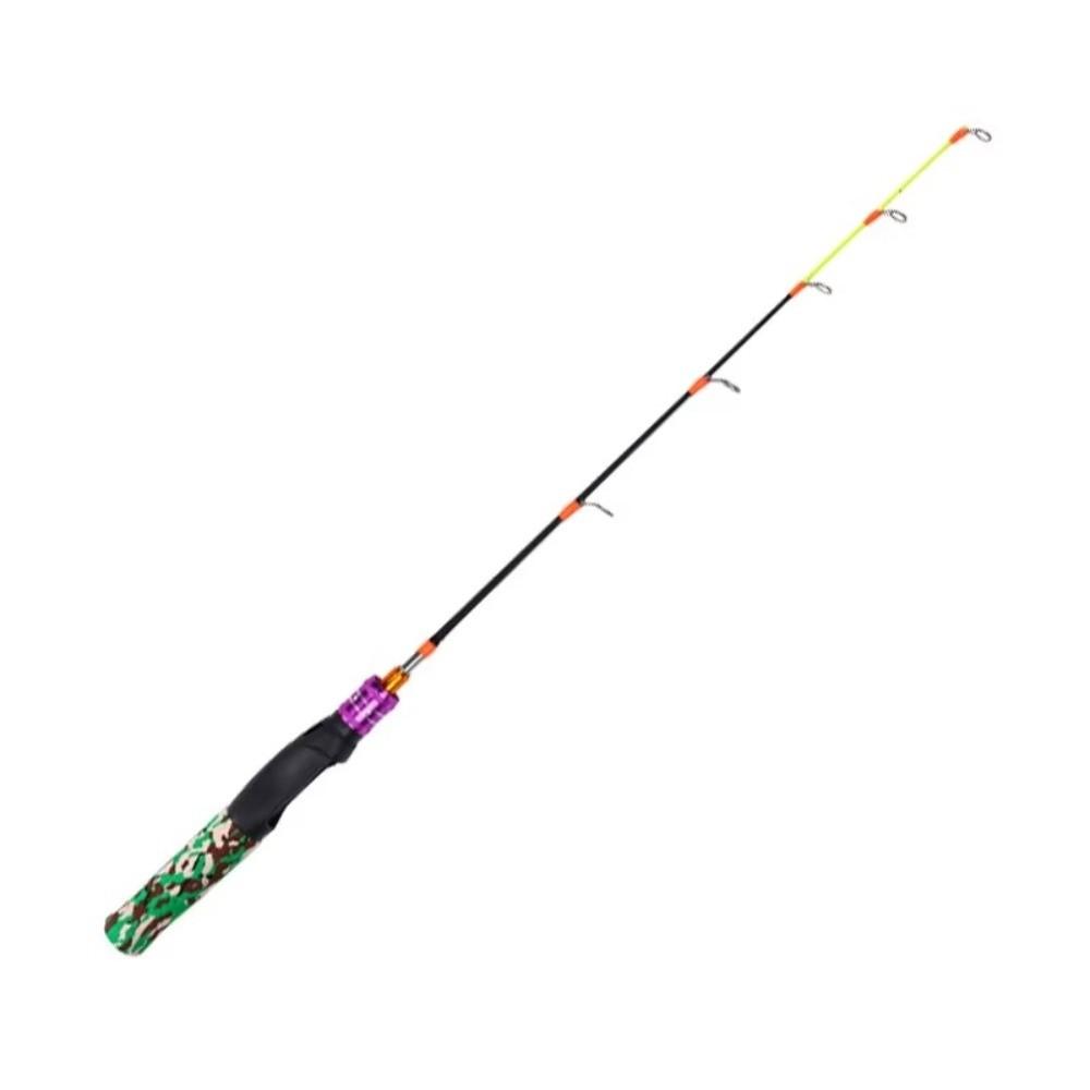 Fishing Pole Carbon Material Ice Fishing Rod Raft Design Shrimp Fishing Spinning Rod 61cm Length Carp Fishing Pole Ice Fishing