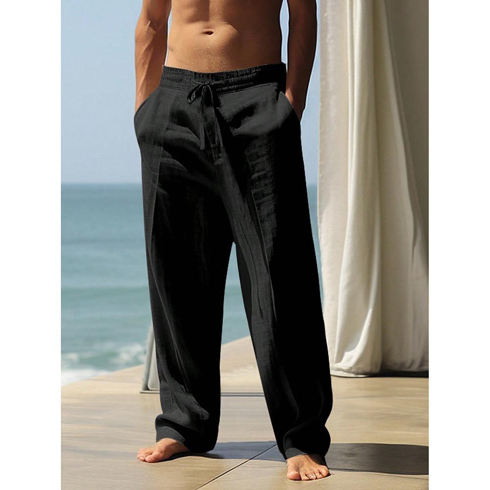 Pantaloni Casual Hip Hop da Uomo, Lunghi Pantaloni Sportivi Larghi Traspiranti per lo Streetwear Quotidiano