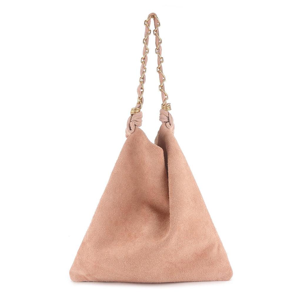 Retro Frosted Cowhide Tote - Large Capacity, Casual Single Shoulder Bucket Bag