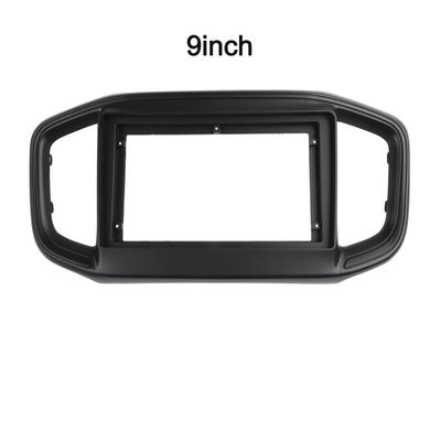 DIY Car Audio Upgrade Black Car Radio Frame Install Panel Dashboard Protection Modern Interior Look Easy DIY Fit