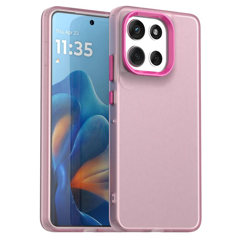 Anti-Drop Candy Color Case For Motorola Moto G86 Matte Transparent Case Moto G86 G66j G66y G56 G100 Pro Cover For Moto G86 Case