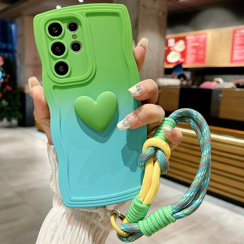 Applicable to Samsung S25ultra mobile phone case a73 love s23 lanyard A54 sense S23fe liquid s22a34