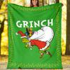 Grinch-Thema Bedruckte Decke Perfekt für Sofa Bett Reisen Außenbereich Maschinenwaschbar Gemütlich Langlebig