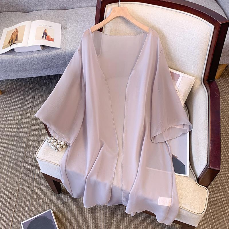 Plus Size Women's Summer Vintage Floral Ruffled Halter Dress Cardigan Two Piece Set