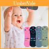 Infant Teething Toy With Colorful Buttons Soft And Chewy Food Grade Silicone 15*5cm