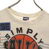 BIKE 90s Made in USA Old BALL'N Short sleeve T-shirt L gray basketball Men's Used