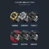 SANDA Casual Waterproof Electronic Watch LED Luminous Display Gel Strap Temperament Electronic Watch