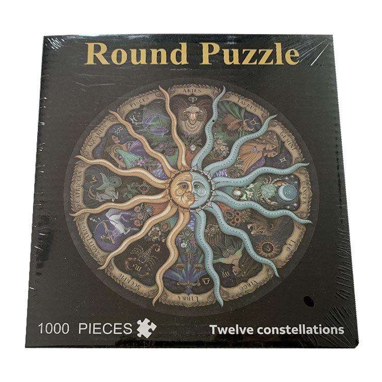 

Starry Sky Space Traveler 1000-Piece Puzzle: Earth, Moon, Rainbow