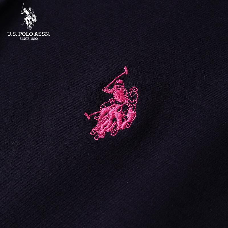 U.S. Polo Assn. Damen Baumwoll-Polohemdkleid