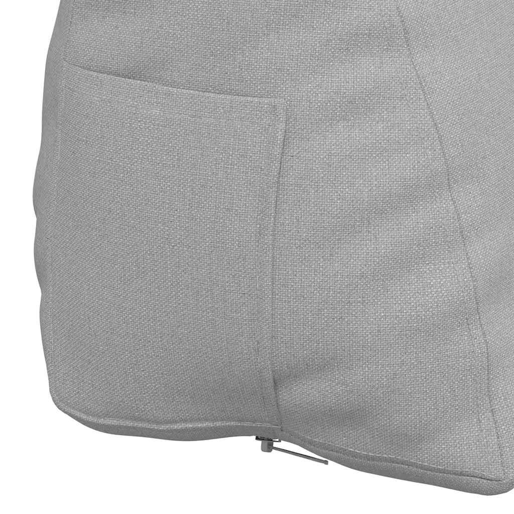 Back Cushion Cloud Grey 45 X 20 X 35 Cm Fabric