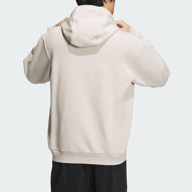 Adidas Lounge Hooded Sweatshirt Men Tops Han-Jade-White IQ1364