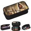 Game Silent Hill Misty Day Pencil Cases for Students Gifts Pen Box Pencil Bag Big Capacity Pencil Pouch