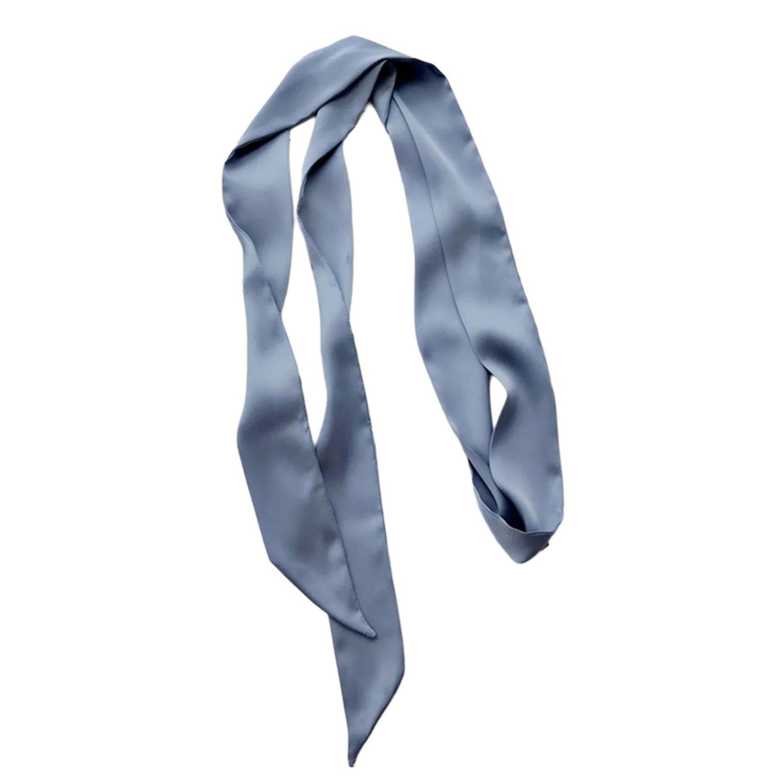 

Шарф с шелковистой текстурой для женщин, узкий ремень, галстук, шейный платок, реквизит для фото для девочек, шейный платок, узкий шарф, галстук