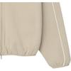 Fear of God Essentials Modern Fleece Track Jacket With Piping Timber/Cloud White Men Outerwear Cream 202SP256891F