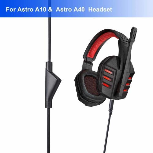 Replacement AstroA10 Cable Cord with Mute Function Also Works with Astro A10 A40 A50 Gaming Headset