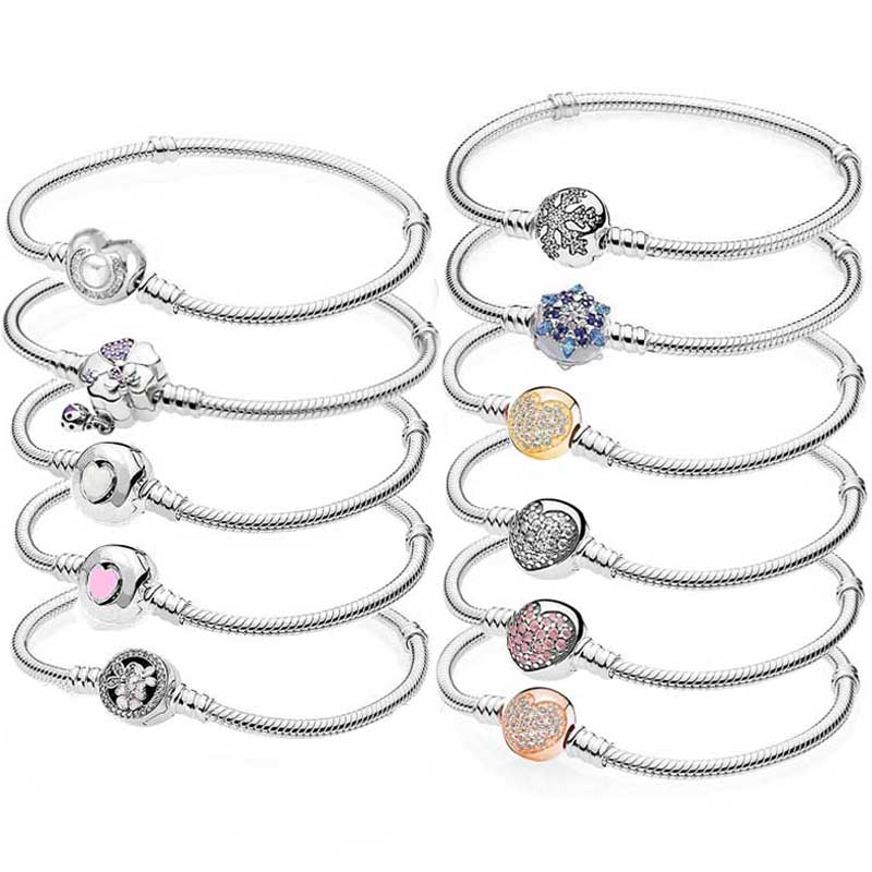 

Замечательное Сердце Поэтическое Цветение Луг Стерлингового Серебра 925 Браслет Подходит Модный Шарм Из Бисера Ювелирные Изделия Своими Руками