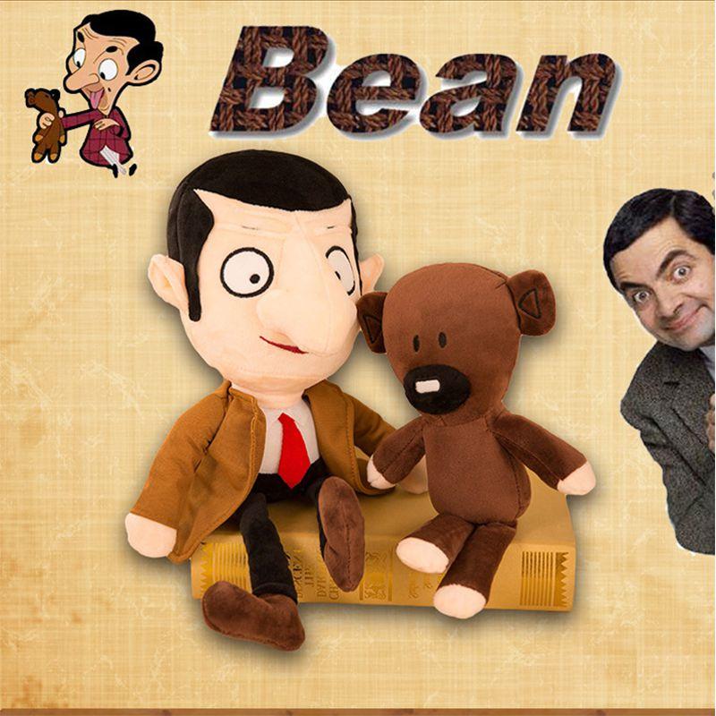 11.8/15.7/19.7/31.5in Mr. Bean Plush Toy Teddy Bear Doll Stuffed Xmas Gift