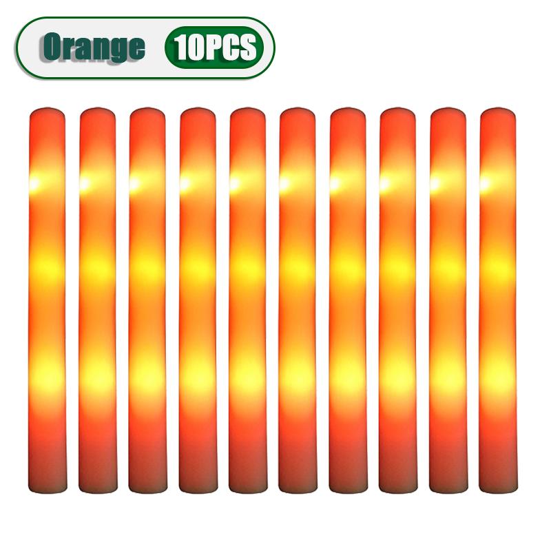 1-10PCS Glow Stick Music Festival Concert Support Glow Sticks Mardi Gras Party Supplies Festival Wedding Celebration Glow Sticks