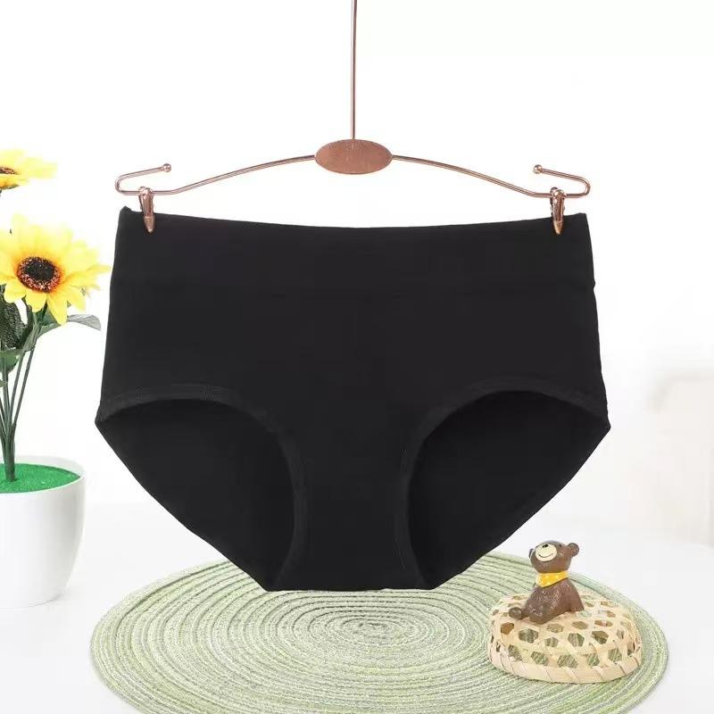 Plus Size Female Spring and Autumn Pure Cotton Belly Lifting Hip Shaping Breathable Waist Triangle Briefs