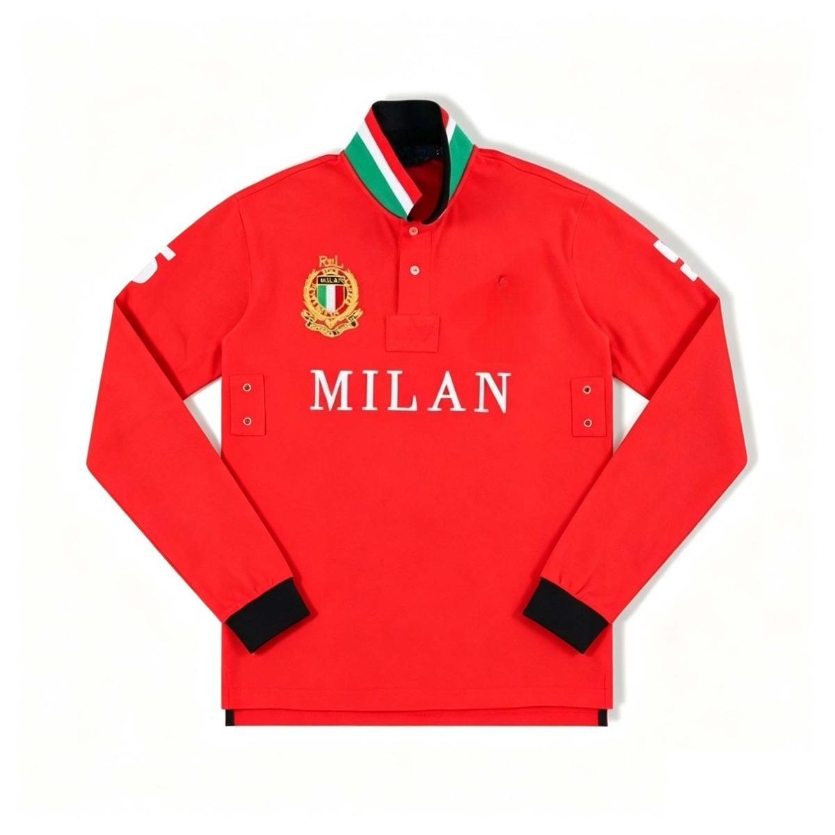 VibeStreet Men`s Polo Shirt Long Sleeve