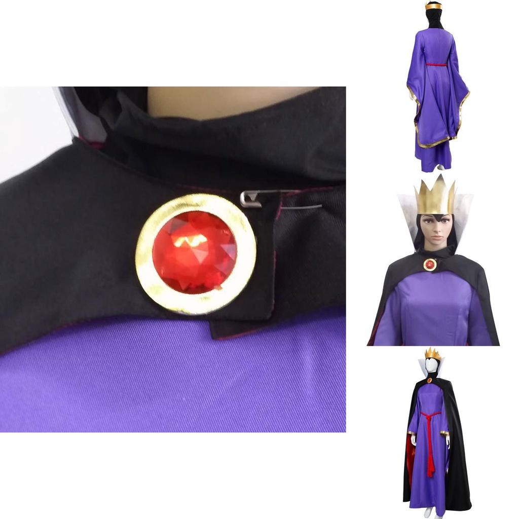 Bezauberndes Schneewittchen Böse Königin Kleid Outfit für Erwachsene Halloween Karnevalsveranstaltungen