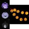 Zeitlos gestaltete LED-Papierkürbis-Laterne mit Spinne und Fledermaus für die perfekte Halloween-Dekoration