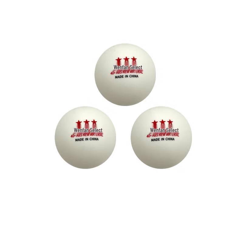 Wenfanshuxuan 3-Star Table Tennis Balls (10-Pack)