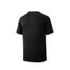 ANTA T Shirts Men's Basic Black 4 Crew Neck Moderate Straight Fit 952625101-4