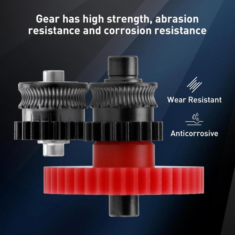 For 3D Printer Extruder Upgraded Double Gear Wear Resistance Nanometer Coated Hardened Steel For 3D Printer Parts