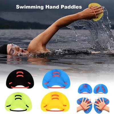 Adjustable Swimming Paddle Silicone Straps Swimming Hands Flippers  Training Freestyle