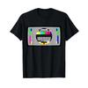 No Signal Analogue TV T Shirt Vintage Washed Graphic Homme Stretched Streetwear Designer Clothes Top For Everyday Wear Casual