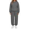 Women’s Two Piece Hooded Sweatshirt and Sweatpants Set Loose Fit Long Sleeve Pullover with Kangaroo Pocket Drawstring Pants Loungewear