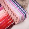 Colored Plastic Thread Organizer for Cross Stitch & Embroidery Floss Management