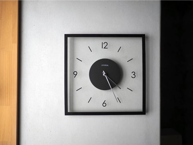 Interform Wall Clock CL-4424BN Laturi Brown Sweep Movement