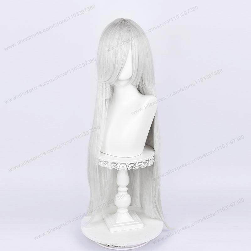 Anime 100Cm Long Staight Cosplay Synthetic Wig Black White Red Pink Brown Gold Blue Women Heat Resistant Hair High Quality Wigs