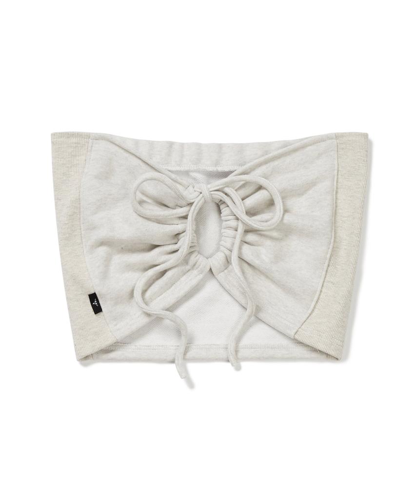 ZEROPLANET Ribbon Crop Bustier [Melange]
