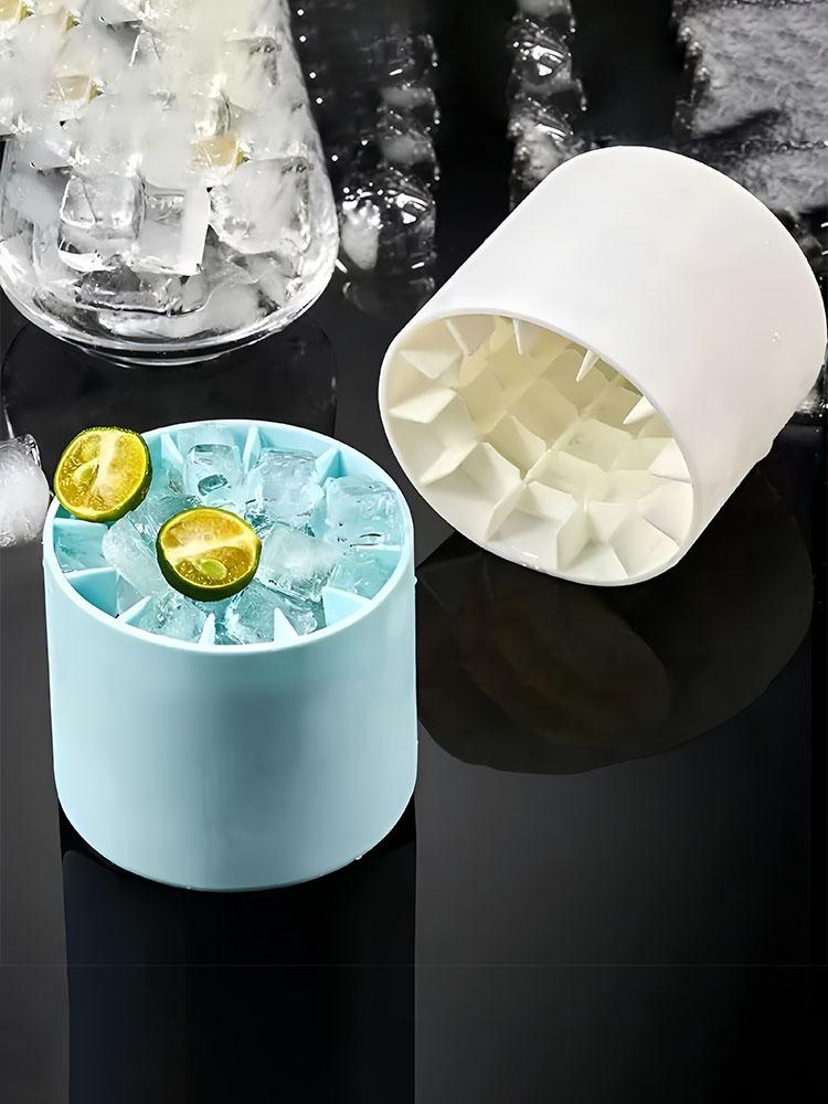Silicone ice-making molds, easy-to-demold round large-capacity homemade ice cube makers